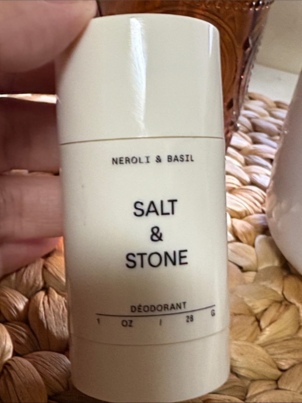 Salt & Stone Neroli & Basil Deodorant Stick - Cream